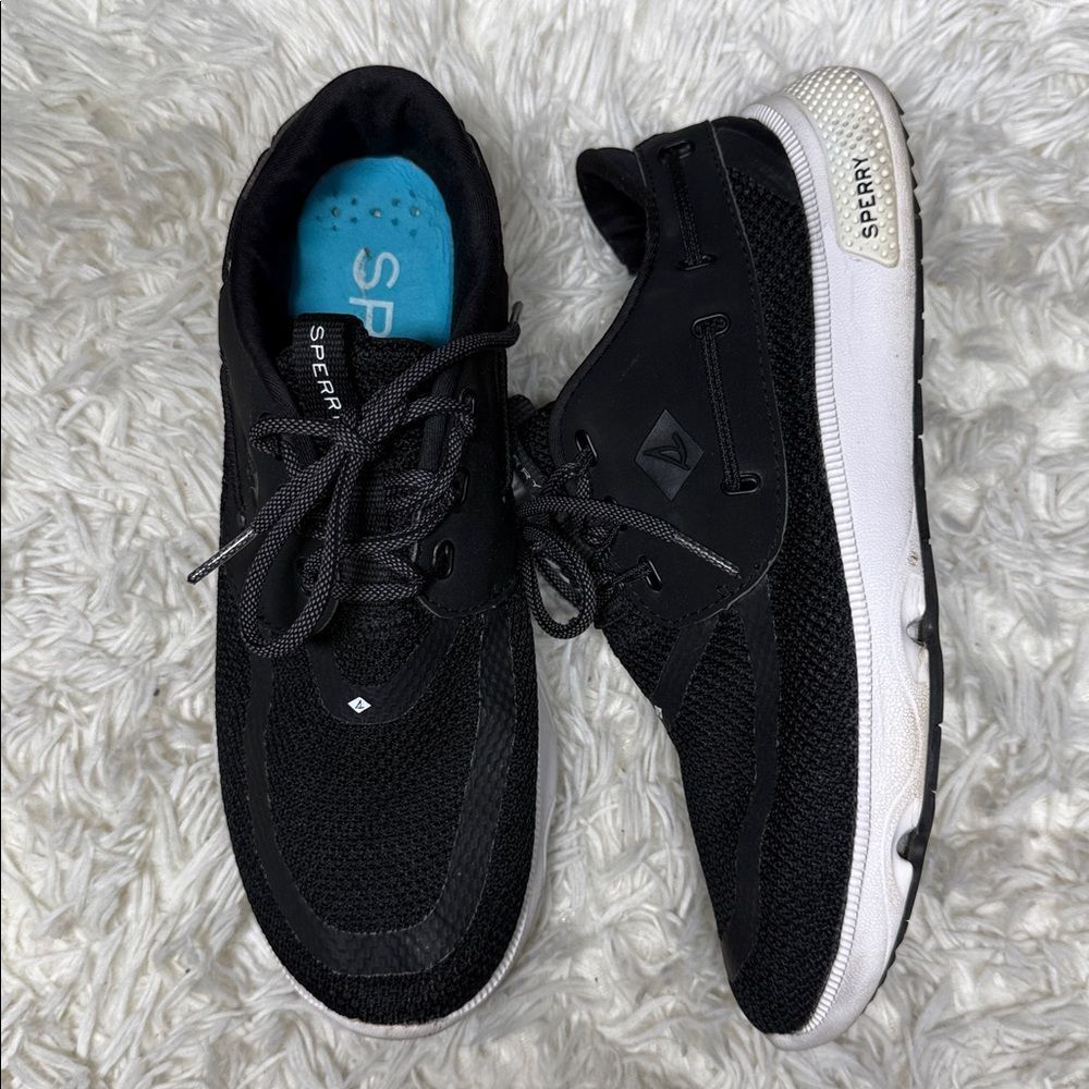 Sperry woman’s non-mark  Black Mesh Sneakers